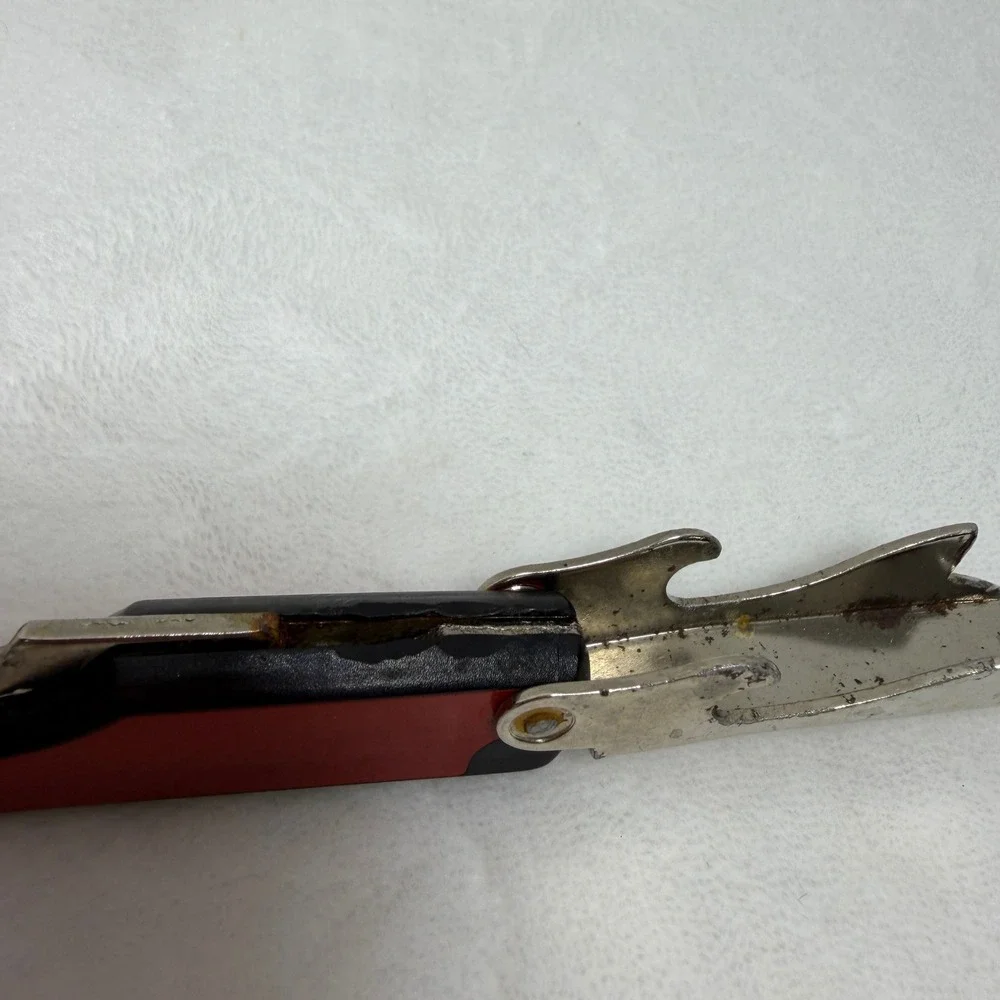 VTG Hoffritz Waiters Corkscrew Wine‎ Bottle Opener Red Multi Tool Made in Italy